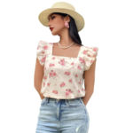 KATECLO Women's Formal Western Top | Stylish Office Wear Top for Working Women | Elegant Semi-Casual Wear for Daily Use, & Meetings