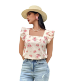 KATECLO Women's Formal Western Top | Stylish Office Wear Top for Working Women | Elegant Semi-Casual Wear for Daily Use, & Meetings