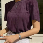 New Stylish Trendy korean Partywear T-shirt For Summer Wear. Short Sleeve T-shirt Attractive design For Girl's & Woman