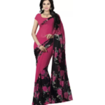 Yashika Women Georgette Standard Length Saree