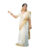 Women's Trendy Cotton Silk Saree with Blouse Material || Pongal Special South Indian kerala Saree With Blouse Piece