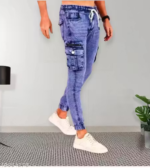 New Cargo Jeans Mens Sky blue colour