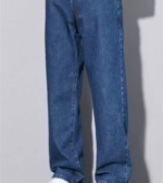 VELTICK Men Loose Fit Mid Rise Dark Blue Jeans Comfortable and Stylish Denim