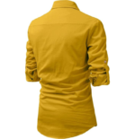 Univibe Full Sleeve Spread Collar Pure Cotton Casual, Wedding, Party, Festival Stylish Latest Short Length Slim fit Kurta Style Shirt for Men and Boys. - Image 2