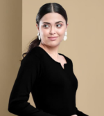 Dream Beauty Fashion Women's V- Neck Long Sleeve Slim Fit Casual Tee Top, 23" inches (Trisha-01-P) - Image 3