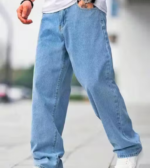 Sky Blue Straight Fit Bottom - Image 3