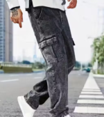 6 pocket mom-fit jeans for mens - Image 3