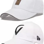 Alamos Pack of 2 Cotton Men's Cap ( White )