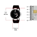 Armado Black Silicon Analog Men's Watch - Image 4