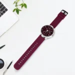 Armado Maroon Silicon Analog Men's Watch - Image 4