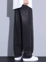 Ashu Solid Men's Jeans - Dark Grey ( Pack of 1 ) - Image 2