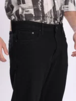 Bene Kleed Regular Fit Cut Outs Men's Jeans - Black ( Pack of 1 ) - Image 2