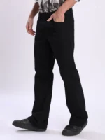 Bene Kleed Regular Fit Cut Outs Men's Jeans - Black ( Pack of 1 ) - Image 3