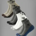 Brucella 100% Organic Cotton Men's Solid Multicolor Ankle Length Socks ( Pack of 4 )