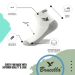 Brucella 100% Organic Cotton Men's Solid Multicolor Ankle Length Socks ( Pack of 4 ) - Image 2