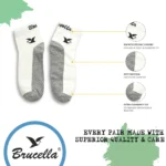 Brucella 100% Organic Cotton Men's Solid Multicolor Ankle Length Socks ( Pack of 4 ) - Image 4