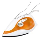 CHARTBUSTERS BMW ORANGE White 1000 watt Dry Iron