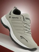 DUCKINS Beige Men's Sports Running Shoes