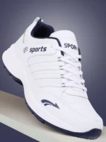 DUCKINS Cosco White White Men's Sports Running Shoes