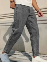 GF Dyed Men's Jeans - Charcoal ( Pack of 1 )