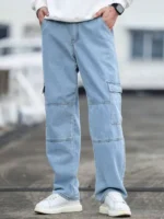 Gazal Fashions Solid Men's Jeans - Light Blue ( Pack of 1 )