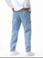 Gazal Fashions Solid Men's Jeans - Light Blue ( Pack of 1 ) - Image 4