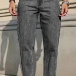 Gazal Fashions Solid Men's Jeans - Charcoal ( Pack of 1 )