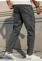 Gazal Fashions Solid Men's Jeans - Charcoal ( Pack of 1 ) - Image 3