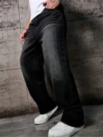 GF Clean Look Men's Jeans - Black ( Pack of 1 ) - Image 2