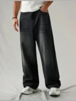 GF Clean Look Men's Jeans - Black ( Pack of 1 ) - Image 3