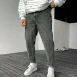 Gazal Fashions Dyed Men's Jeans - Charcoal ( Pack of 1 )