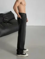 Gazal Fashions Straight Clean Look Men's Jeans - Black ( Pack of 1 ) - Image 4