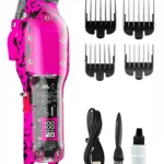 Geemy Rechargeable Trimmer Pink Cordless Beard Trimmer With 120 minutes Runtime