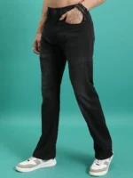 Highlander Cut Outs Men's Jeans - Black ( Pack of 1 ) - Image 4