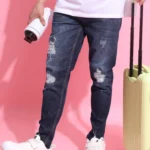 Highlander Regular Fit Solid Men's Jeans - Indigo Blue ( Pack of 1 )