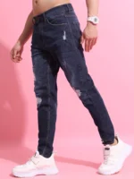 Highlander Regular Fit Solid Men's Jeans - Indigo Blue ( Pack of 1 ) - Image 4