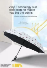 Infispace Navy 3 Fold Umbrella - Image 2