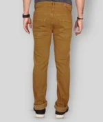 JB JUST BLACK Regular Fit Solid Men's Jeans - Brown ( Pack of 1 ) - Image 4