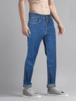 JB JUST BLACK Regular Fit Cuffed Hem Men's Jeans - Blue ( Pack of 1 ) - Image 2