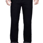 JB JUST BLACK Regular Fit Cuffed Hem Men's Jeans - Black ( Pack of 1 )