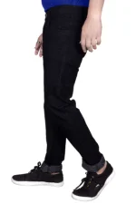 JB JUST BLACK Regular Fit Cuffed Hem Men's Jeans - Black ( Pack of 1 ) - Image 4