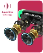 KIVART GLOW UP SOUNDBAR 16 W Bluetooth Speaker Bluetooth v5.0 with TWS feature,SD card Slot,USB Playback Time 7 hrs Black - Image 7