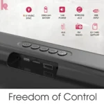 KIVART GLOW UP SOUNDBAR 16 W Bluetooth Speaker Bluetooth v5.0 with TWS feature,SD card Slot,USB Playback Time 7 hrs Black - Image 6