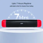 KIVART GLOW UP SOUNDBAR 16 W Bluetooth Speaker Bluetooth v5.0 with TWS feature,SD card Slot,USB Playback Time 7 hrs Black - Image 10