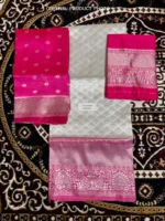 Kashtbhanjan Women's Art Silk Unstitched Straight Cut Lehenga Choli - Image 4