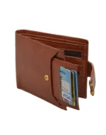 Krosshorn - Brown Faux Leather Men's Regular Wallet ( Pack of 1 ) - Image 4