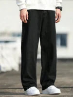 LEVORCE Clean Look Men's Jeans - Black ( Pack of 1 ) - Image 4