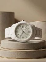 LUCIFER White Stainless Steel Analog Men's Watch