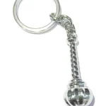 La Belleza Silver Men's Lanyard Keychain ( Pack of 1 )