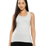 Leading Lady Women's Cotton Tank Top ( Light Grey )